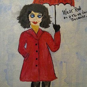 Painting 8" x 10", watercolor on canvas